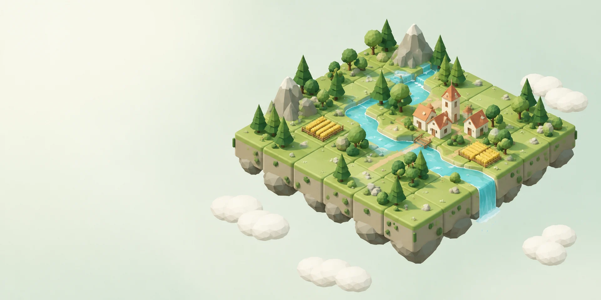Promotional illustration inspired by GRIDCRAFT. The gallery below shows actual gameplay.